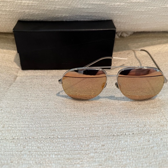 Christian Dior KJ1 Split Aviator Sunglasses - Rose Gold - Picture 1 of 10